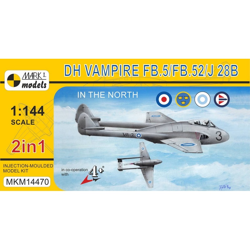 1/144 DH Vampire FB.5/J 28B In the North (2in1)