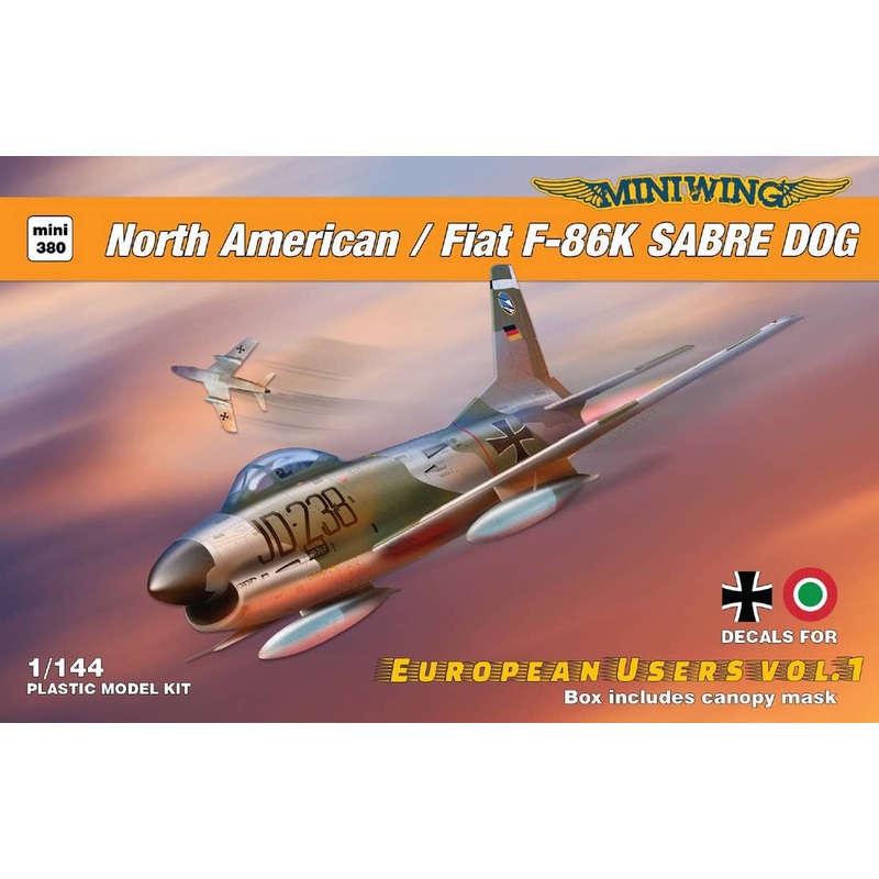 1/144 NA/Fiat F-86K Sabre Dog (West Germany, Italy)