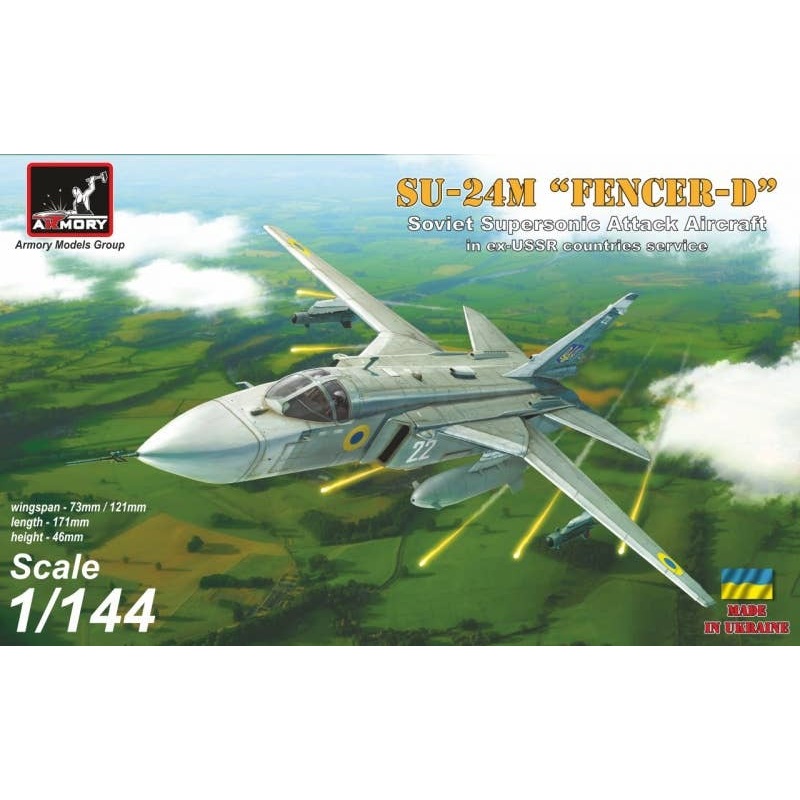 1/144 Su-24M Fencer-D Soviet Supersonic Attack Aircraft in ex-USSR Countries Service