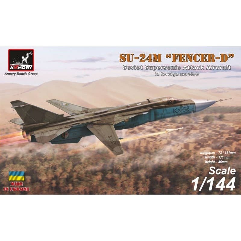 1/144 Sukhoj Su-24M "Fencer" In Foreign Service: Algeria, Iran, Iraq, Lybia, Syria