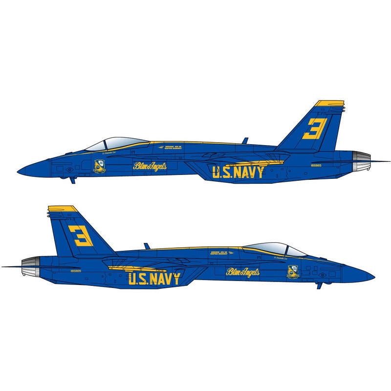 1/144 US Navy F/A-18E Super Hornet Blue Angels (set of 2)