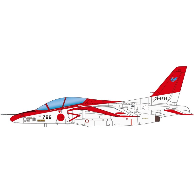 1/100 Japan Air Self-Defense Force T-4 Red Dolphin