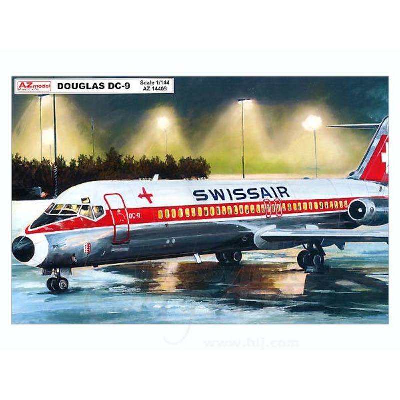 1/144 Douglas DC-9-32 (SwissAir,  Yugoslav Airlines)