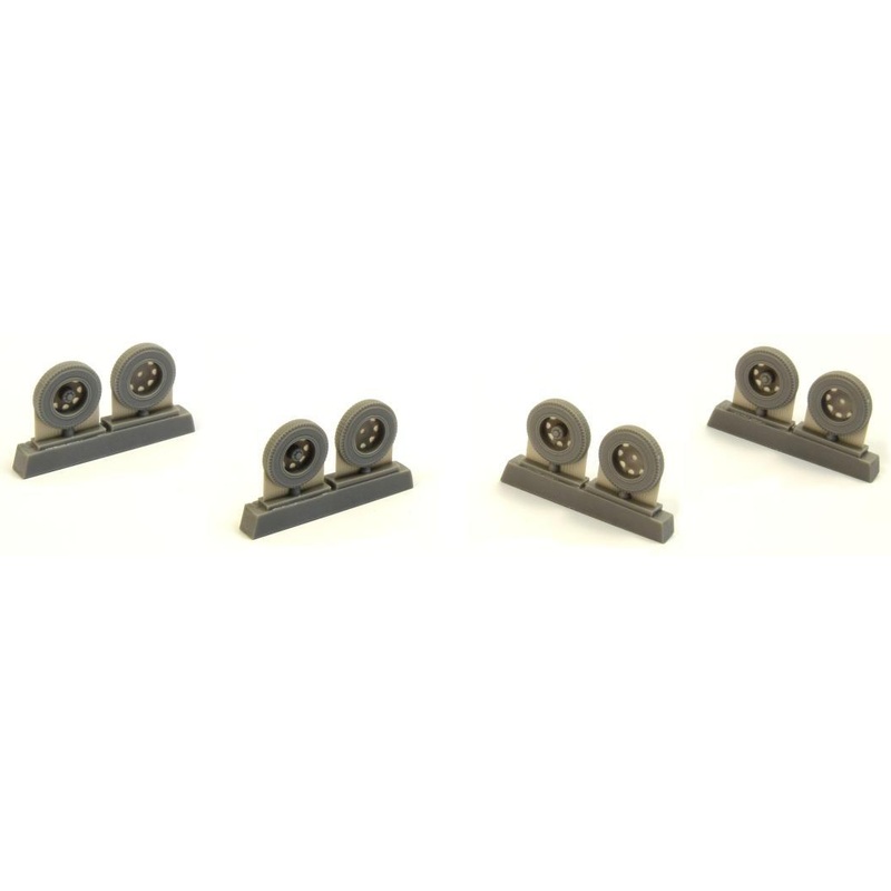 1/72 Biber Trailer Wheels for Special Armour Kit