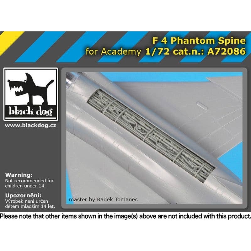 1/72 F-4 Phantom Aircraft Top Electronic Equipment (for Academy)
