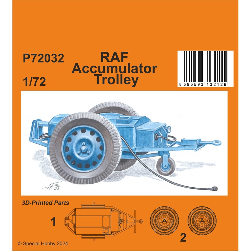 1/72 RAF Accumulator Trolley