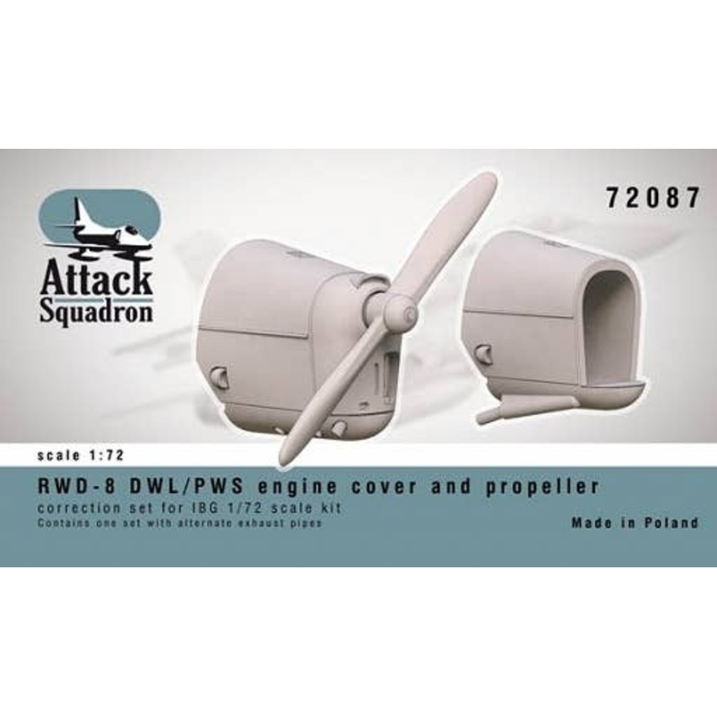 1/72 RWD-8 DWL/PWS Engine Cover and Propeller
