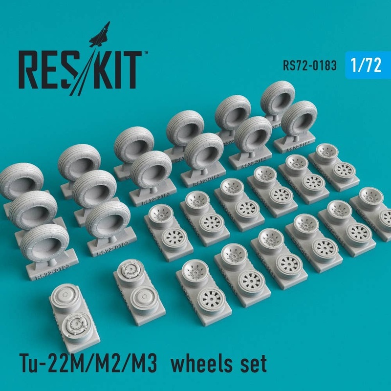 1/72 Tu-22M/M2/M3 Wheels Set (for Trumpeter)