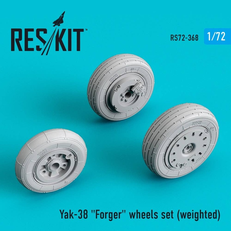 1/72 Yak-38 Forger wheels set (weighted)