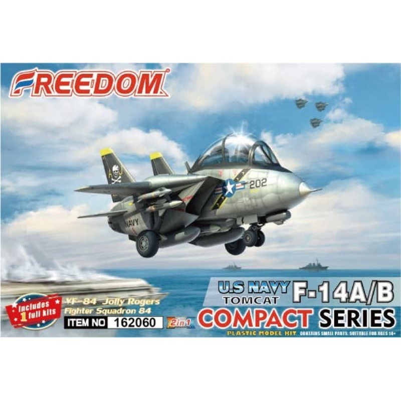 Compact Series: F-14A / B Tomcat / Bombcat US Navy VF-84 Jolly Rogers 2 In 1