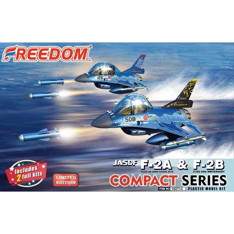 Compact Series: JASDF F-2A Tsuiki Airbase Open House 2018 & F-2B 21st Fighter Training Squadron 30th Anniversary Viper Zero (Limited Edition)