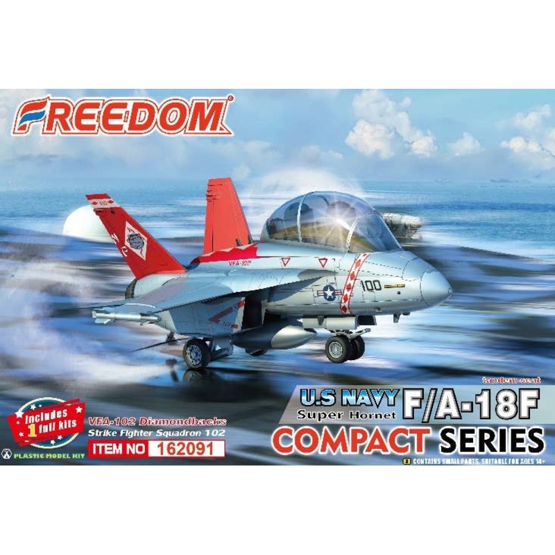 Compact Series: U.S Navy F/A-18F Super Hornet Double Seat VFA-102 Diamondbacks