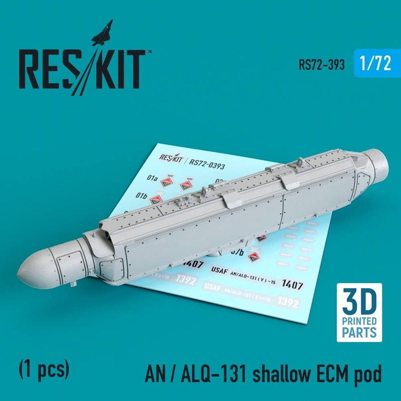 1/72 AN / ALQ-131 shallow ECM pod (3D Printing)