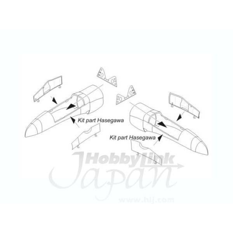 1/72 B-26F/G Marauder Undercarriage Covers Set (for Hasegawa)
