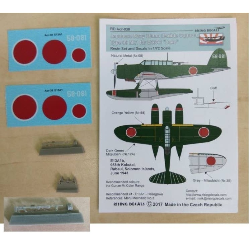 1/72 E13A1 "58-081" with 20mm Cannon Conversion Set