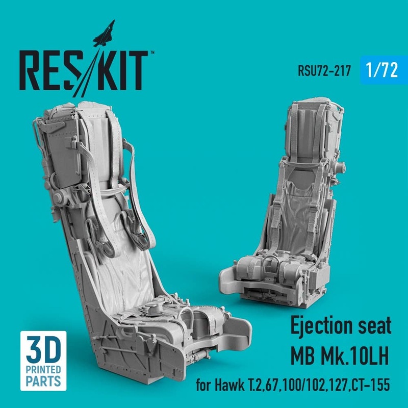 1/72 Ejection seat MB Mk.10LH for Hawk T.2,67,100/102,127,CT-155 (3D printing)