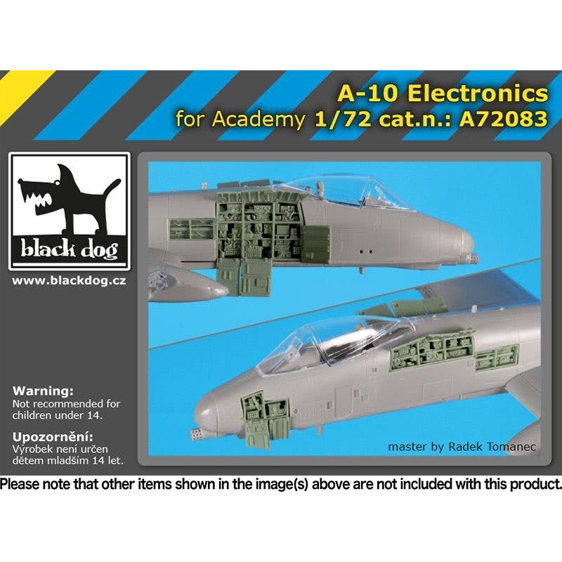 1/72 Electronics for A-10 (for Academy)