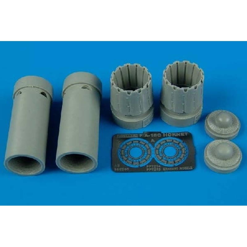 1/72 F/A-18C Exhaust Nozzles Opened (for Academy)