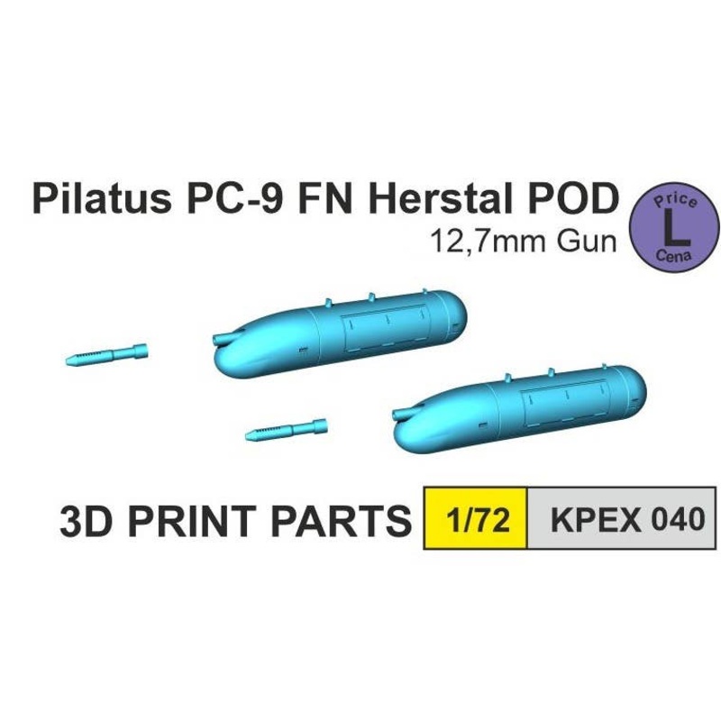1/72 FN Herstal POD 12,7mm Gun