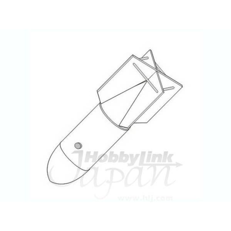 1/72 German WWII Aircraft Bombs SC 500 for Ju 87 / Ju 99 / He 111 / Do 217 (4pcs)