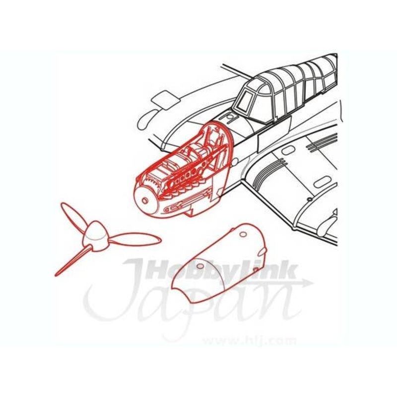 1/72 JU-87G engine set for Academy