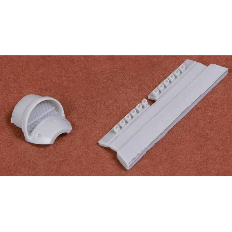 1/72 Junkers Ju-87B Stuka Exhaust + Radiator Cowling (for Airfix)