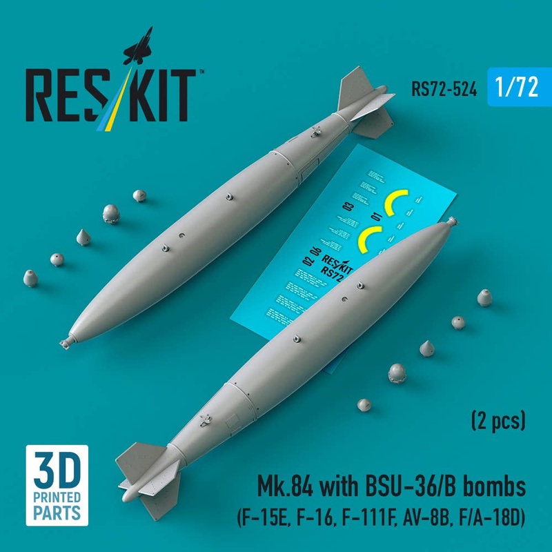 1/72 Mk.84 with BSU-36/B bombs (2 pcs)