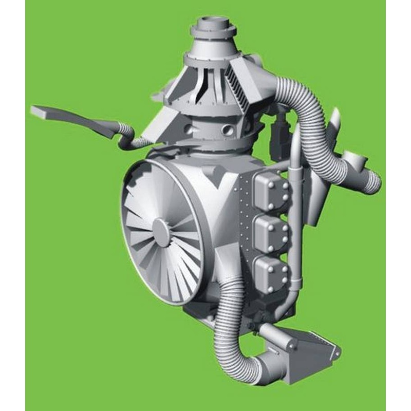 1/72 O-335 piston engine for UH-12/OH-23