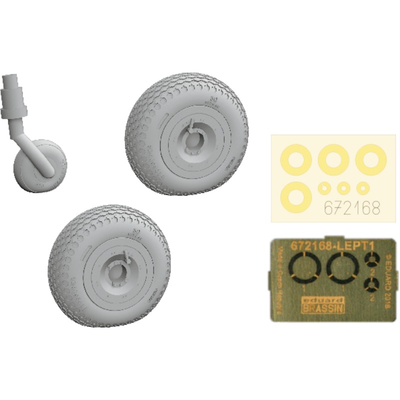 1/72 P-40E Wheels (for Special Hobby)
