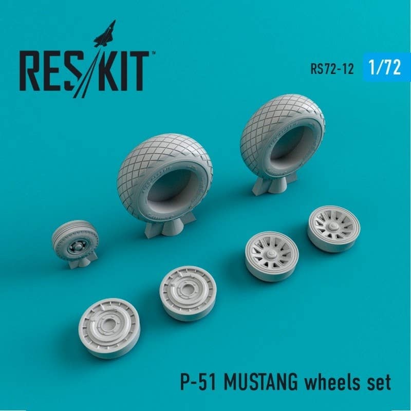 1/72 P-51 MUSTANG Wheels Set