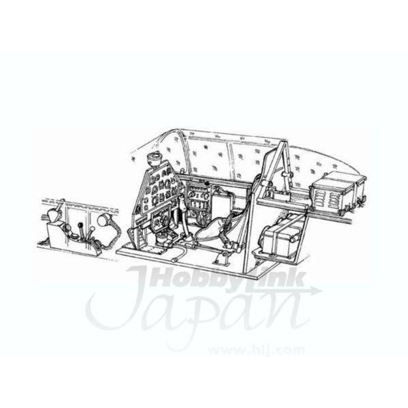 1/72 P-51A Mustang interior set for Italeri