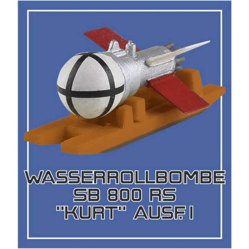 1/72 SB 800RS Kurt Ausf.1 Bouncing Bomb w/Cart
