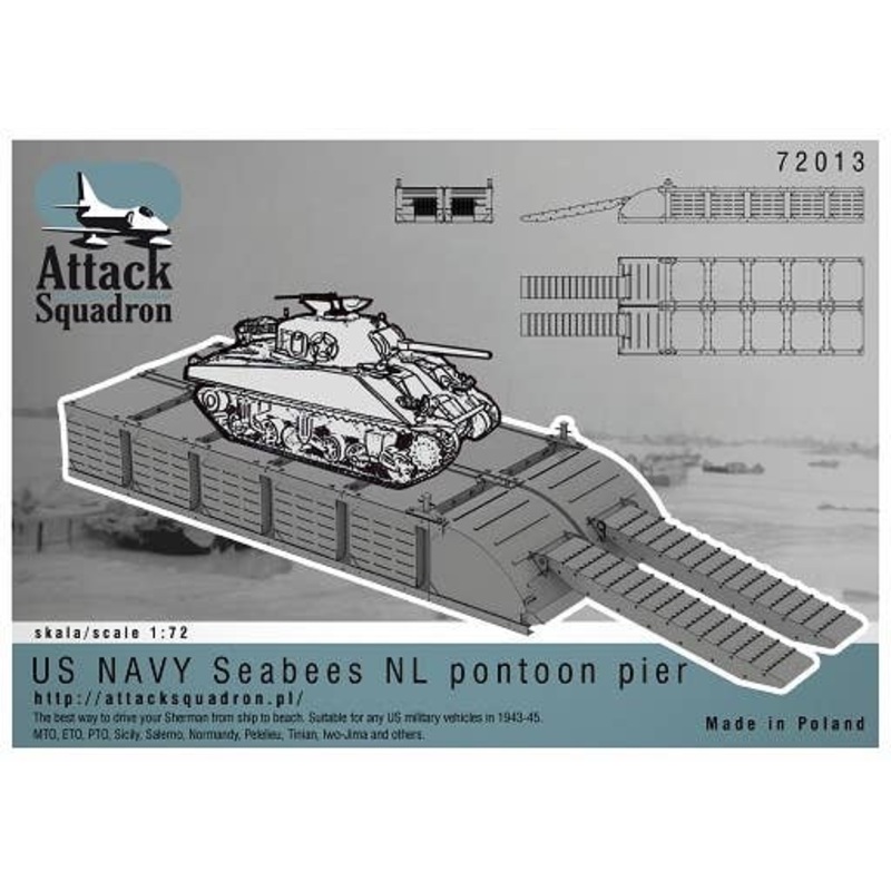 1/72 US Navy Seabees NL Ponton Pier