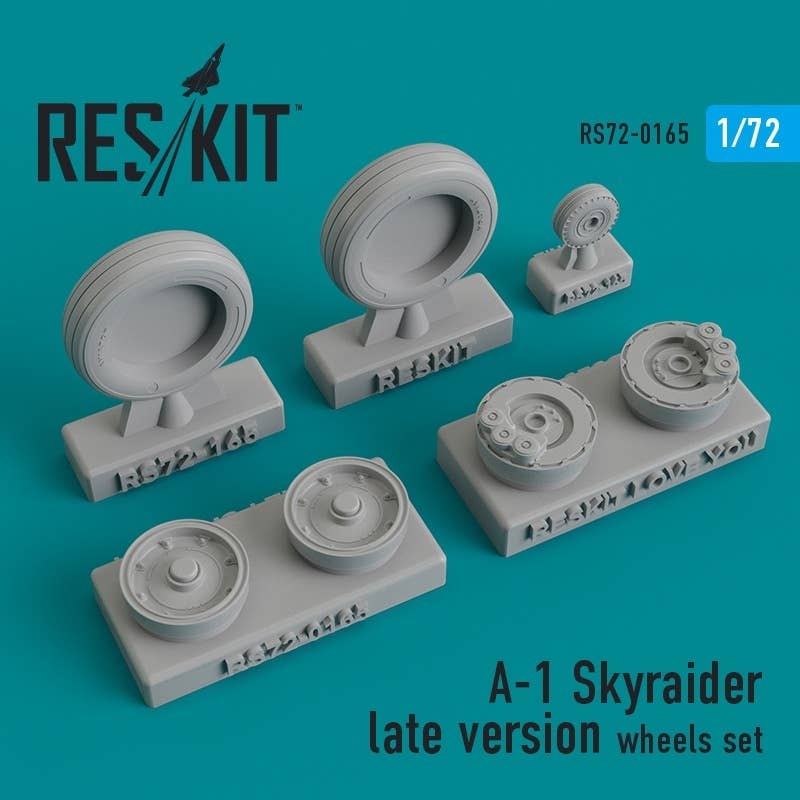 1/72 A-1 Skyraider Late Version Wheels Set