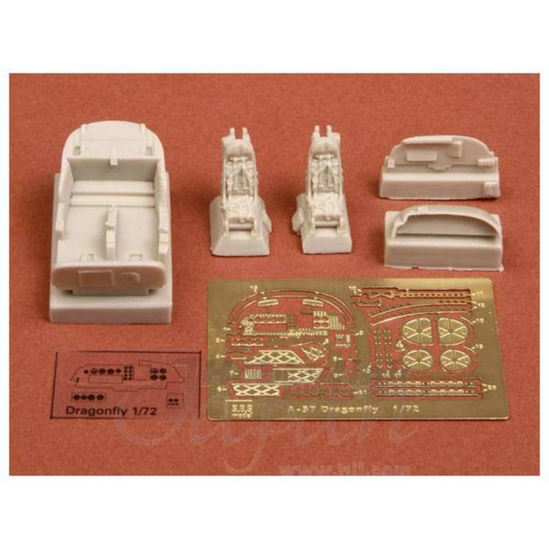 1/72 A-37 Dragonfly Cockpit Set (for Academy)