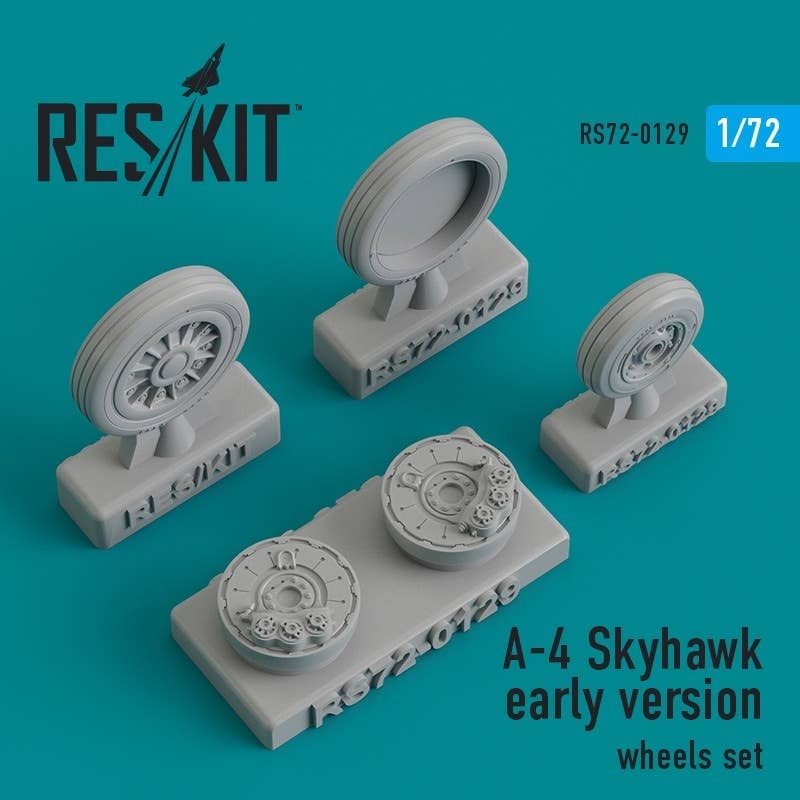 1/72 A-4 Skyhawk Early Version Wheels Set
