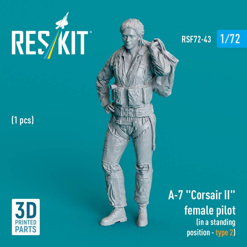 1/72 A-7 Corsair II female pilot (in a standing position - type 2) (1 pcs)