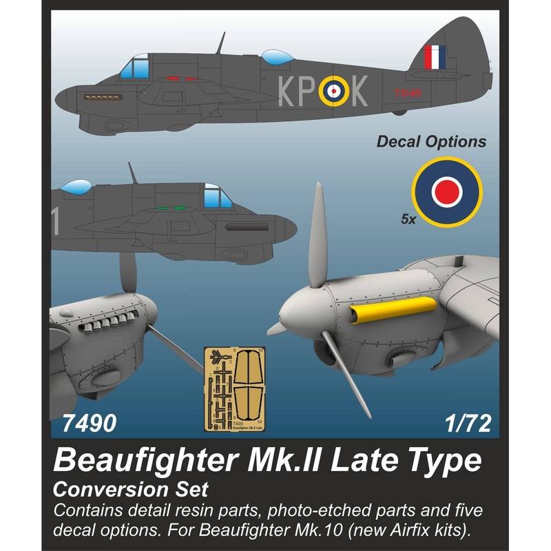 1/72 Beaufighter Mk.II Late Type Conversion set for AIRFIX