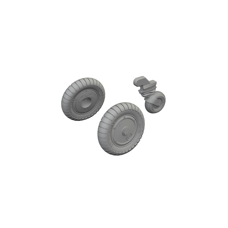 1/72 Bf 109G-6 wheels