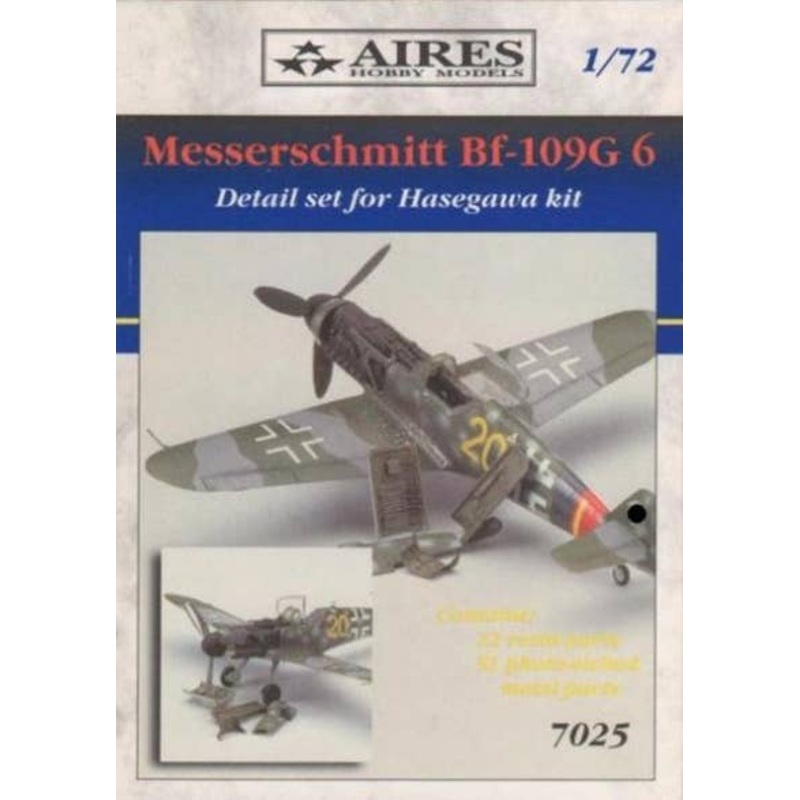 1/72 Bf109G-6 Detail Set (for Hasegawa)