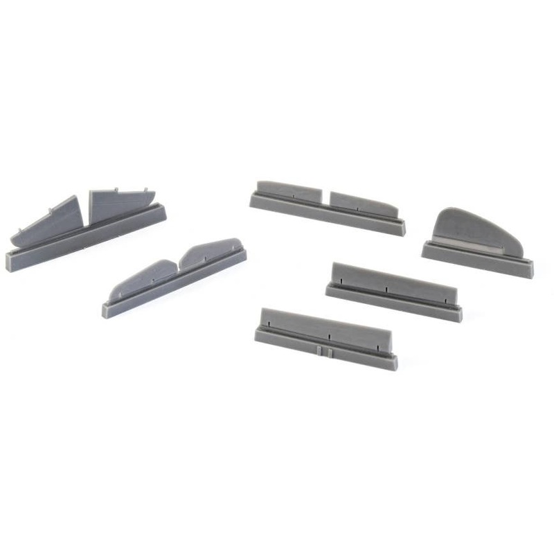 1/72 Dewoitine D-520 Control Surface Set (for Hasegawa)