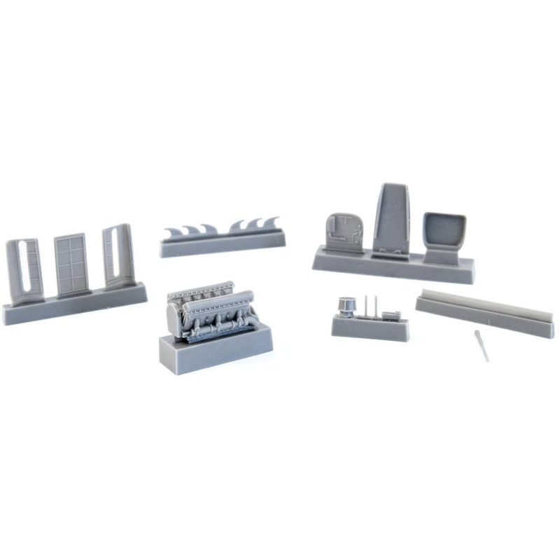1/72 Dewoitine D-520 Engine Set (for Hasegawa)