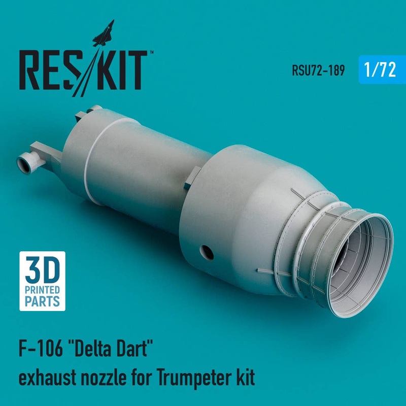1/72 F-106 Delta Dart exhaust nozzle for Trumpeter kit (3D printing)