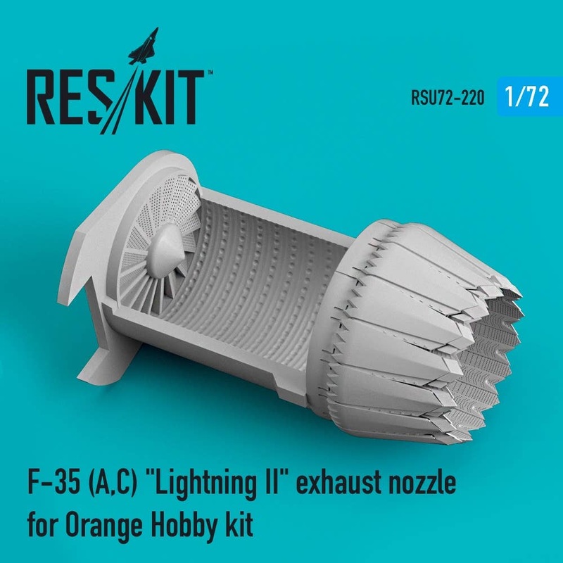 1/72 F-35 (A,C) Lightning II exhaust nozzle for Orange Hobby kit