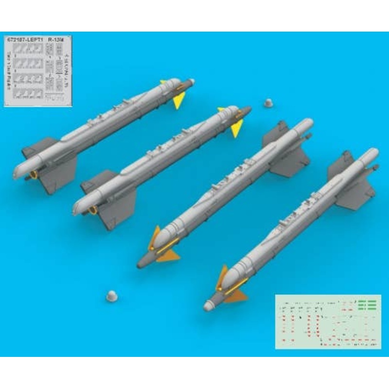 1/72 R-13M Missiles for MiG-21 (for Eduard)
