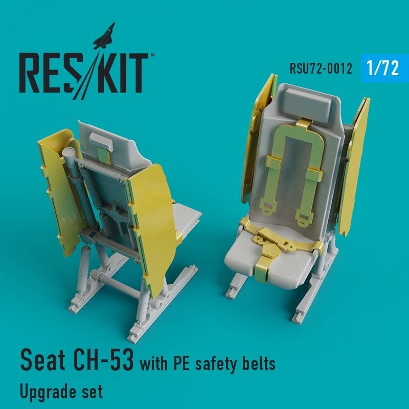 1/72 Seat CH-53, MH-53 with PE Safety Belts