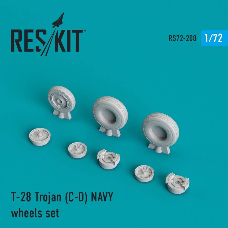 1/72 T-28 Trojan (C-D) Navy Wheels Set