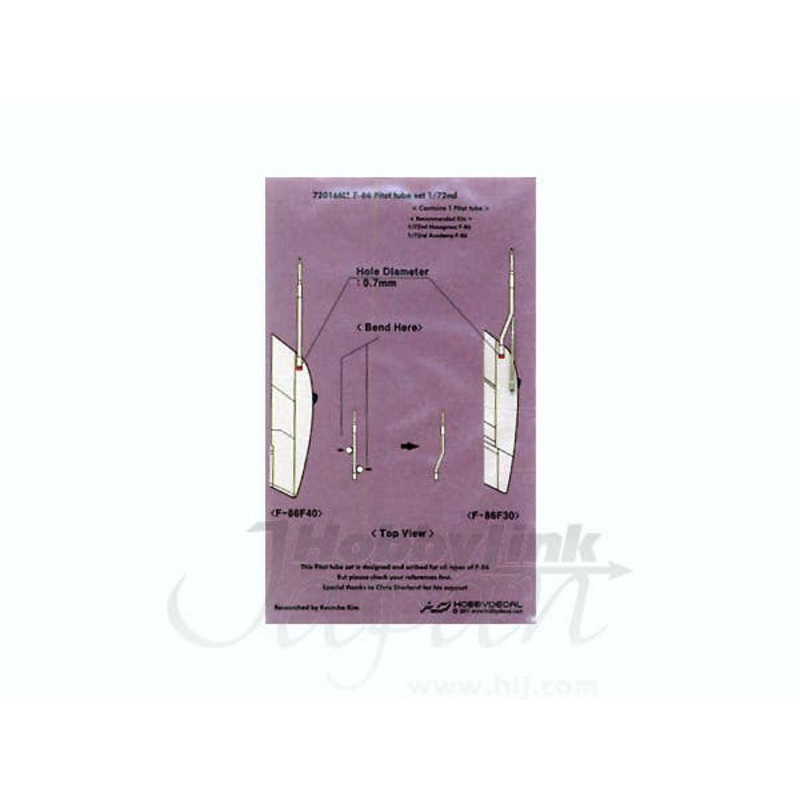 1/72 F-86 Pitot Tube Set