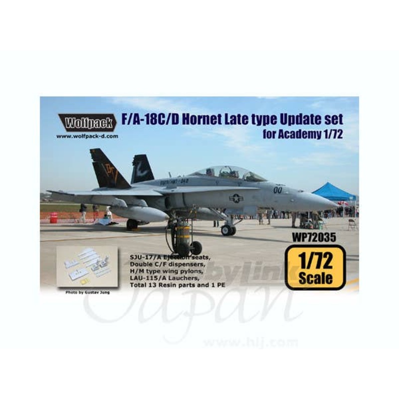 1/72 F/A-18C/D Hornet Late Type Update Set (for Academy)