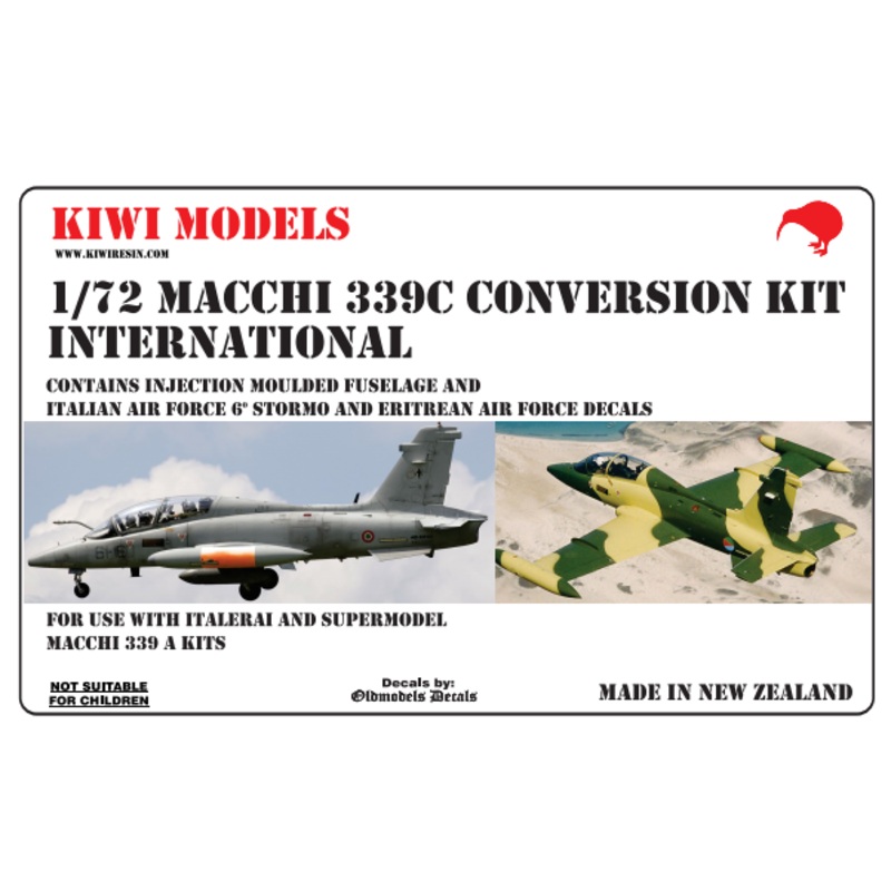 1/72 Macchi 339C Conversion Kit Italy and Eritrea (for Italeri)